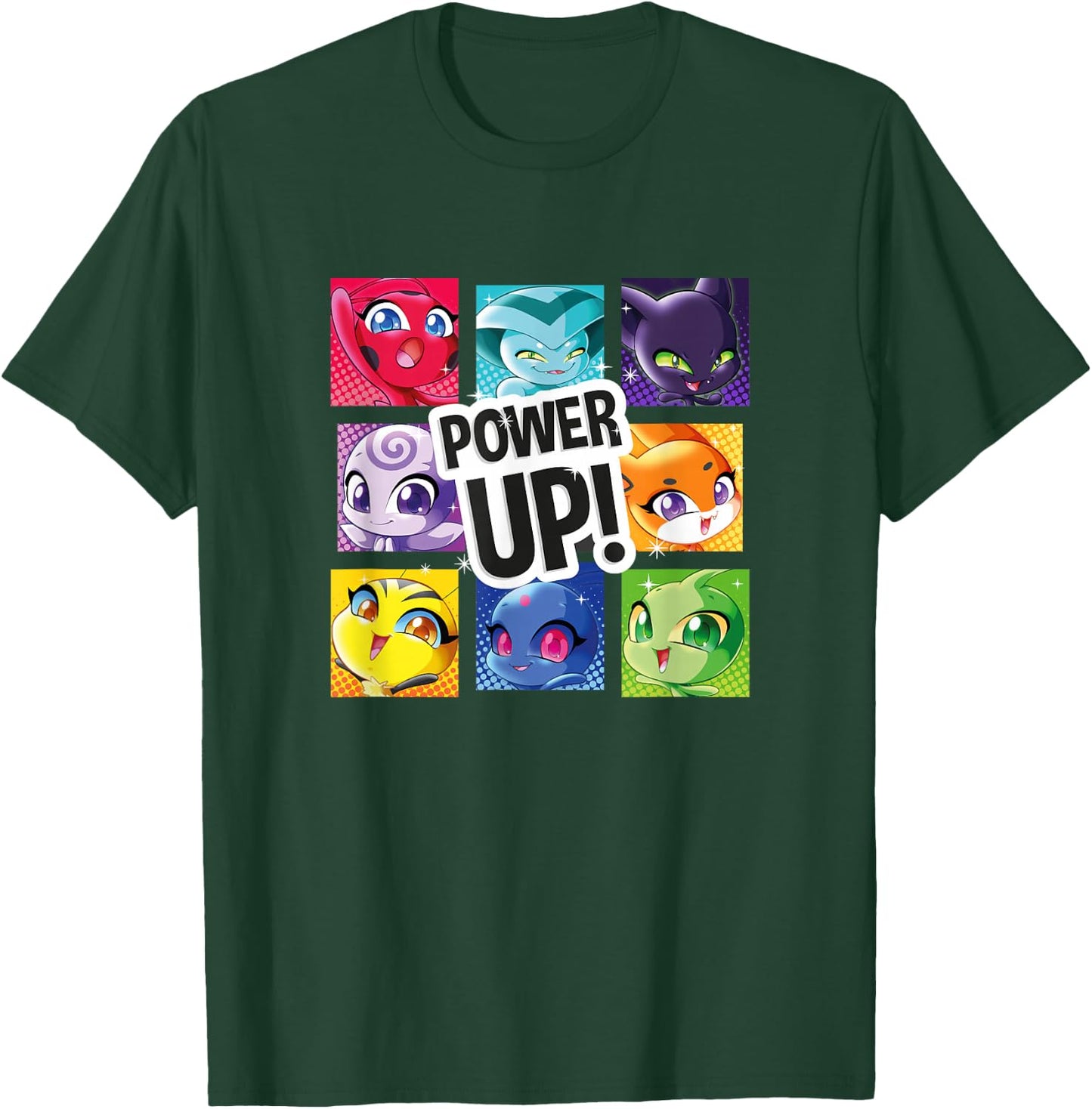 Miraculous Ladybug - Kwamis Power Up T-Shirt - T-Shirt | Forest