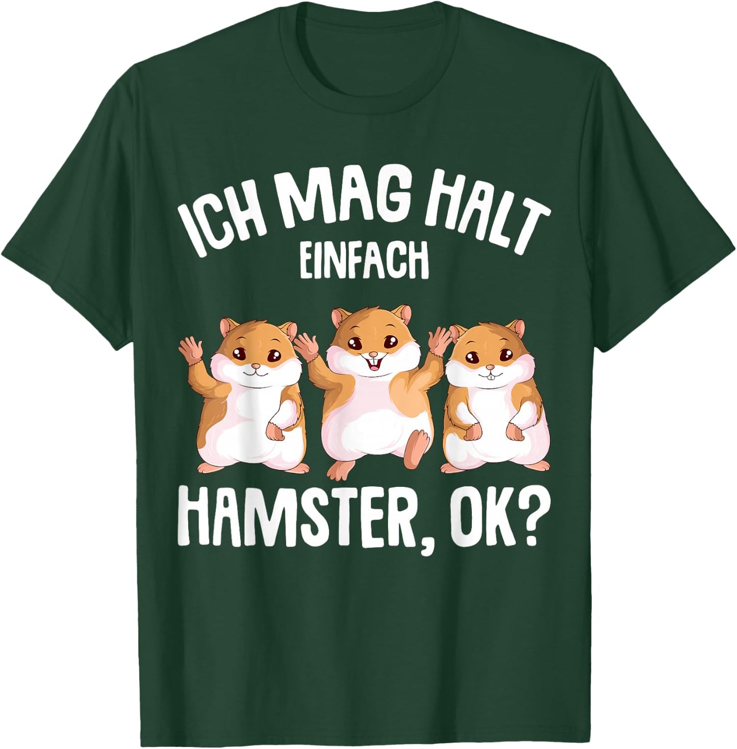 Hamster Ich mag halt Hamster Mädchen Kinder T-Shirt - T-Shirt | Forest