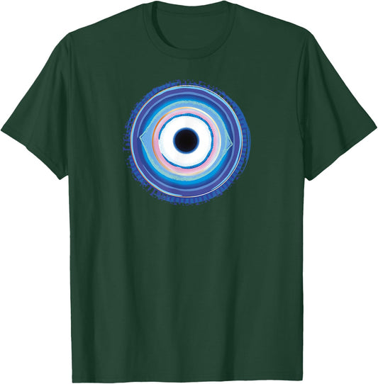 Evil Eye Shirt Turkish Eye Nazar Protection Charm T-Shirt - T-Shirt | Forest