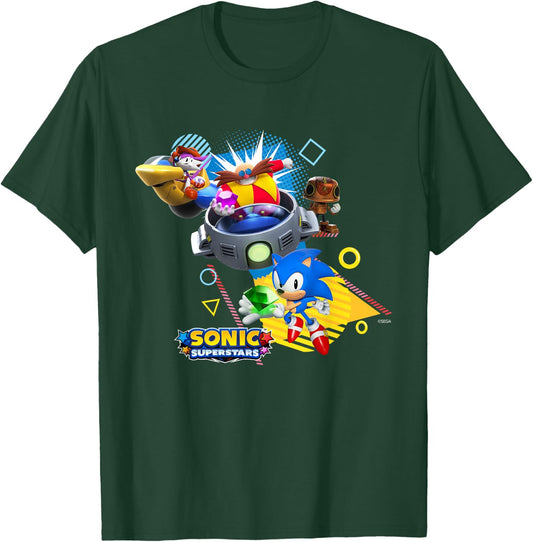 Sonic The Hedgehog, Sonic Superstars - Game Over T-Shirt - T-Shirt | Forest