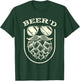 Funny Beer'd | Beard Beer Hops | Craft Beer Drinker T-Shirt - T-Shirt | Forest