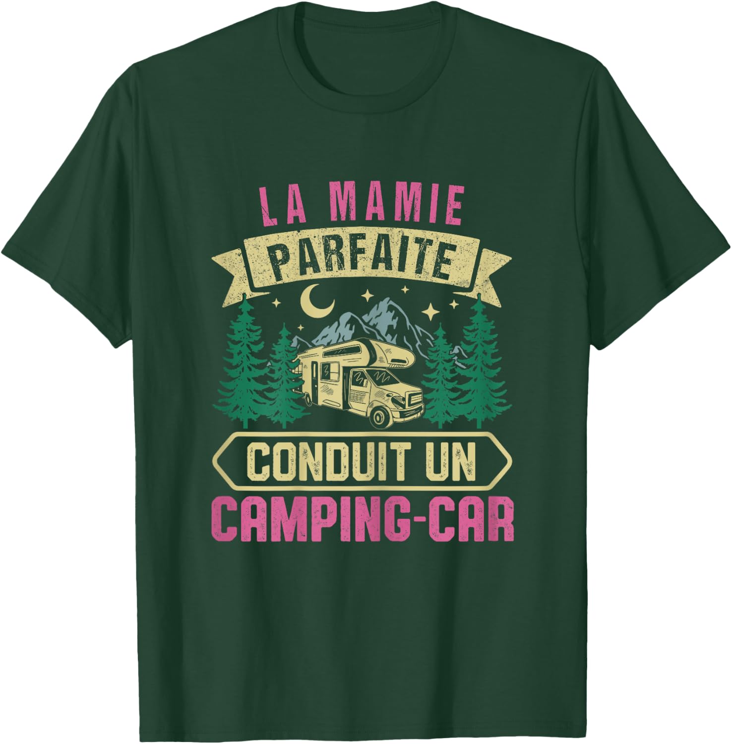 Grandma Camper Van Granny Camper Van Fête Des Grandes Mères T-Shirt - T-Shirt | Forest