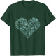 Cycling Lover Cyclist Valentines Day Gift MTB Bicycle T-Shirt - T-Shirt | Forest