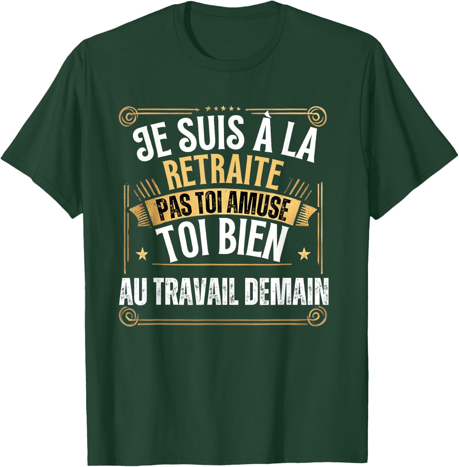 Retirement 2025 Man Retired 2025 , Black, S T-Shirt - T-Shirt | Forest