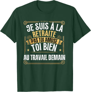 Retirement 2025 Man Retired 2025 , Black, S T-Shirt - T-Shirt | Forest