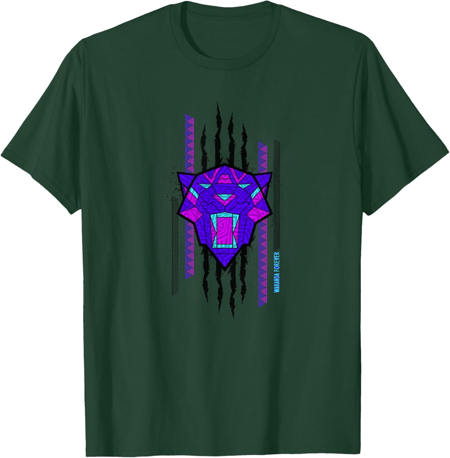 Marvel Black Panther: Wakanda Forever Panther Claw Marks T-Shirt - T-Shirt | Forest