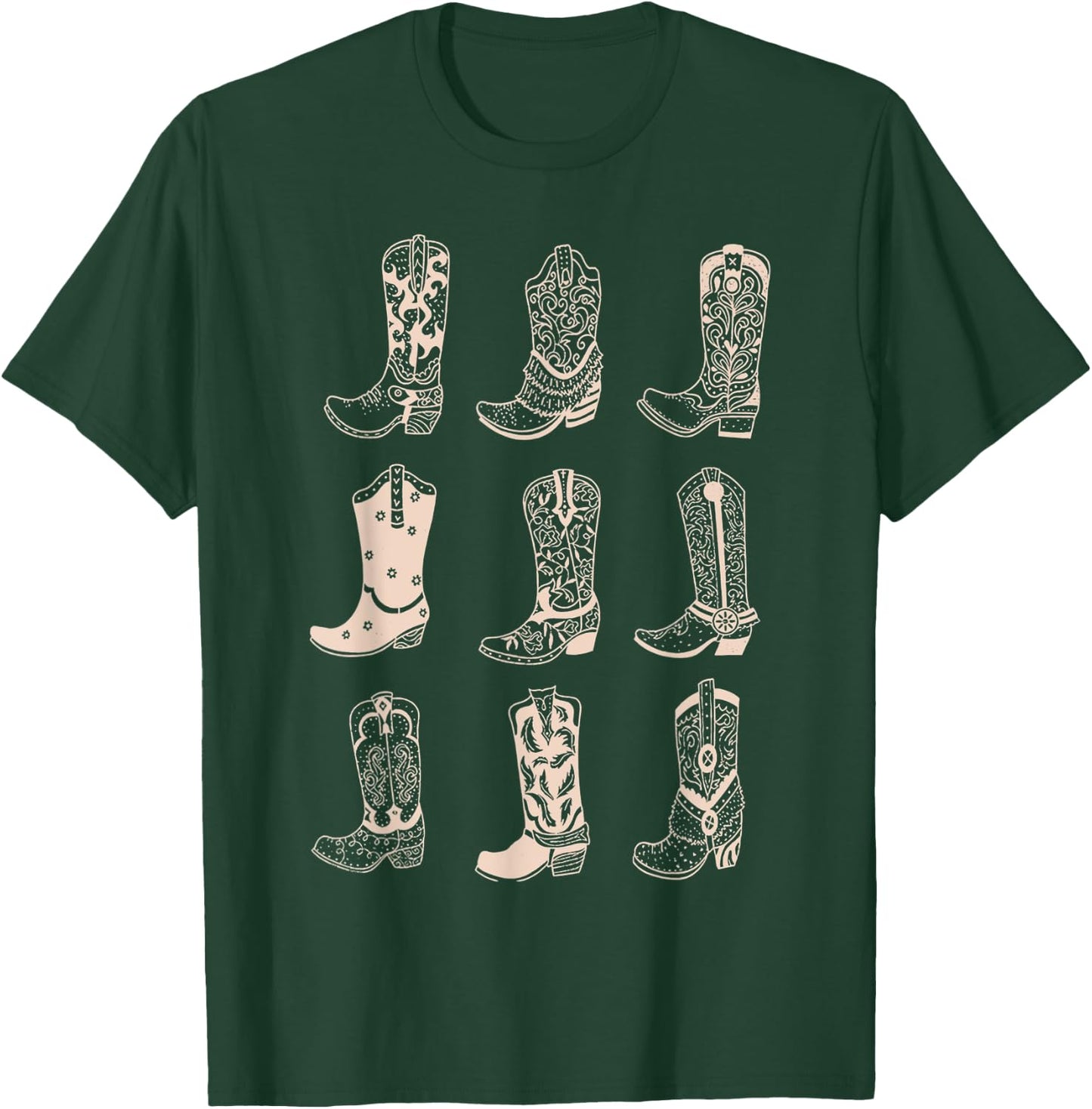Cowgirl Boots Shirt, Cowgirl Boots , Cowgirl Texas T-Shirt - T-Shirt | Forest
