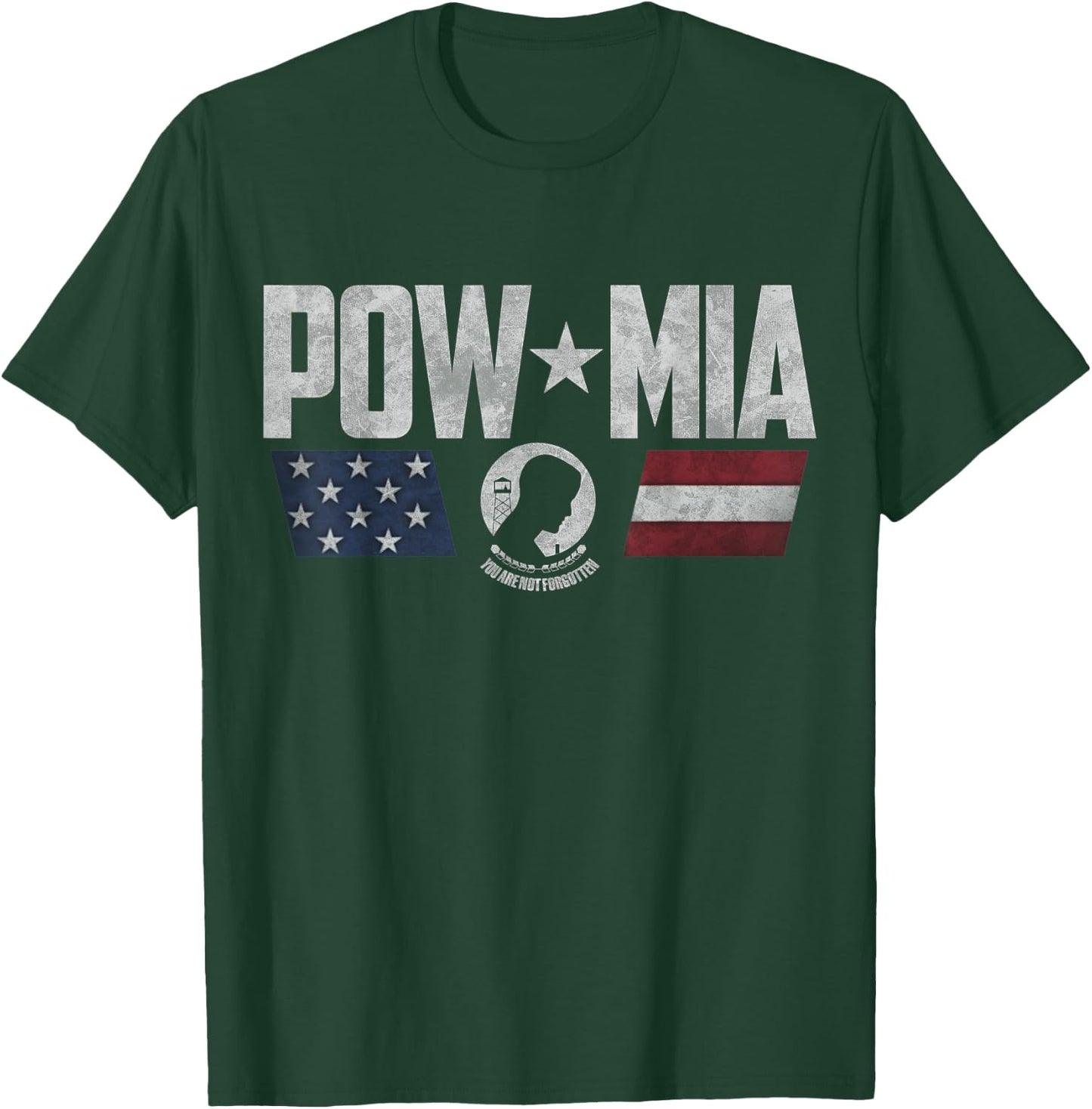 POW/MIA Logo T-Shirt - T-Shirt | Forest
