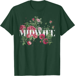 Flowers Midwifery Doula Birthing Women Floral Midwife T-Shirt - T-Shirt | Forest