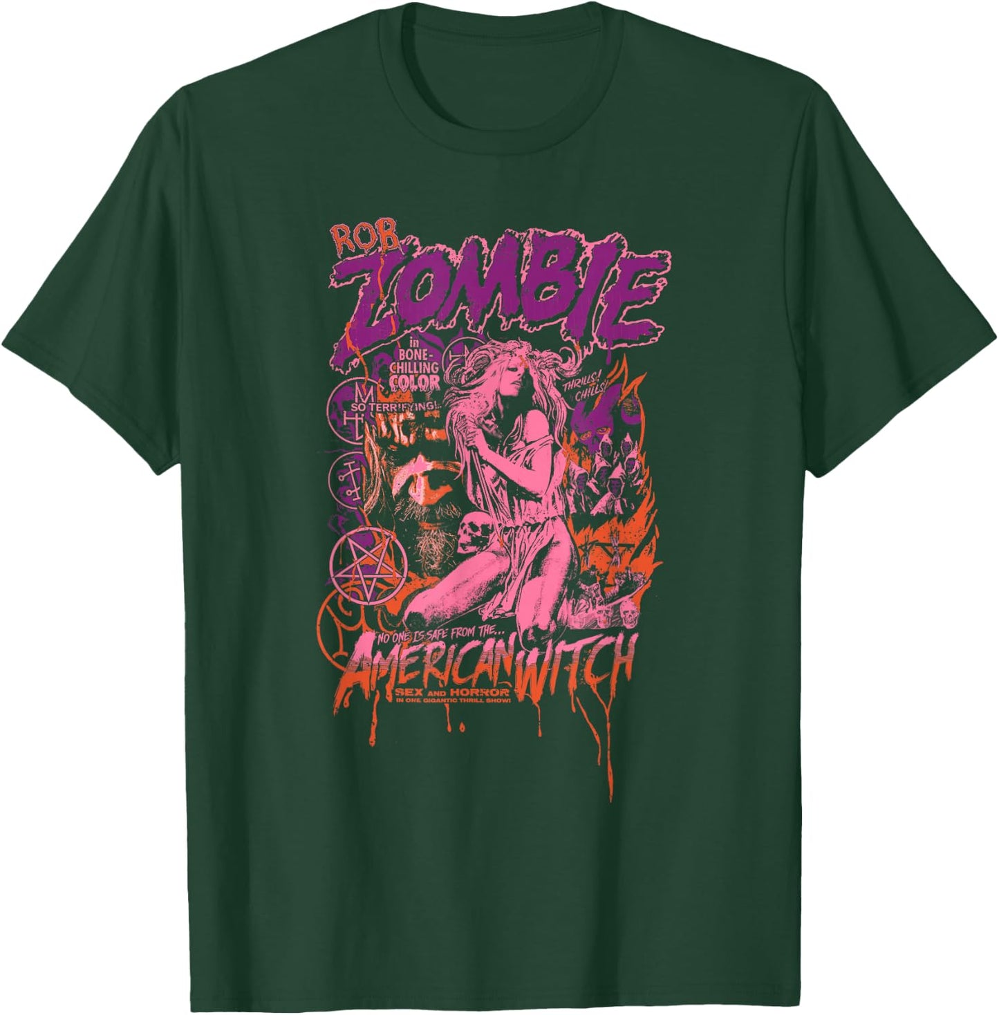 Rob Zombie American Witch Pastel T-Shirt - T-Shirt | Forest