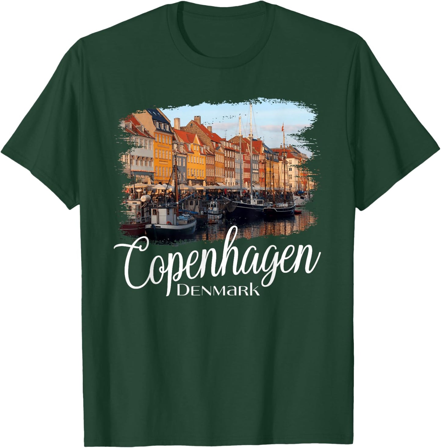 Copenhagen Denmark Souvenir / Copenhagen T-Shirt - T-Shirt | Forest