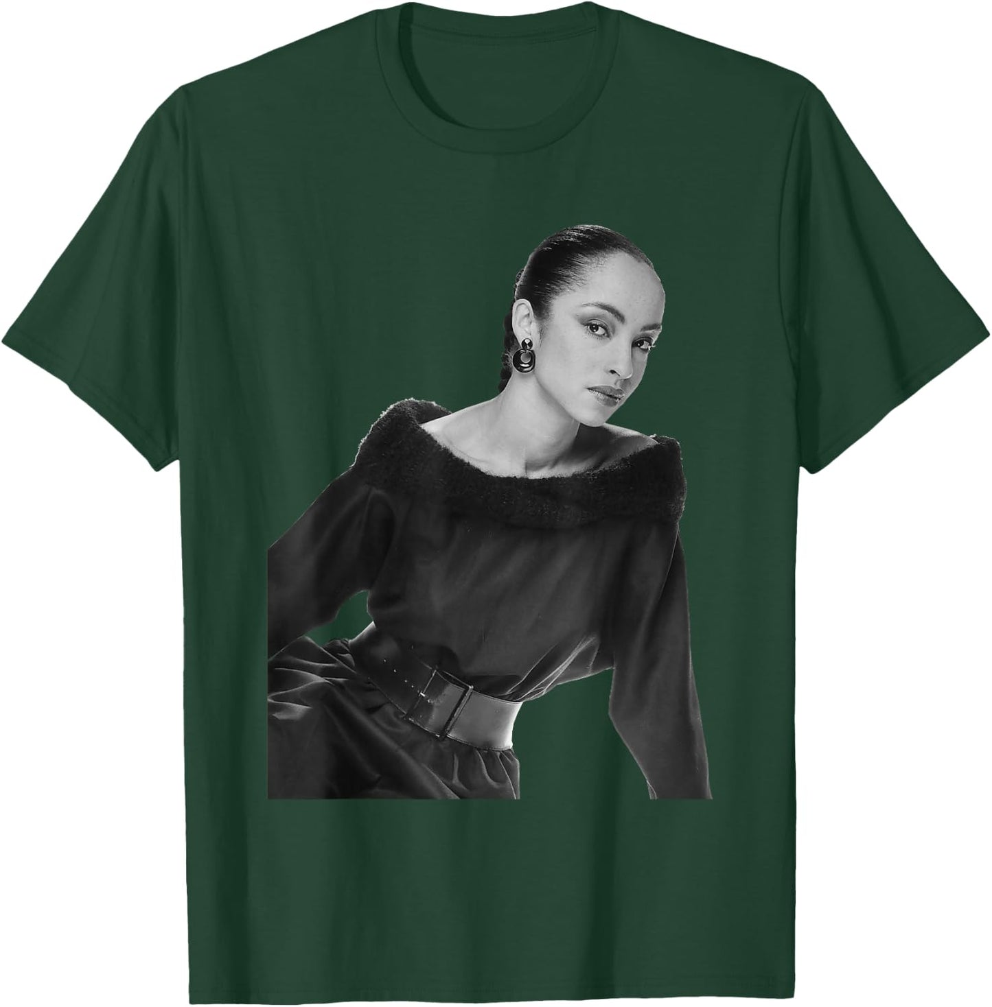 Portrait of the Singer of Sade Sweetest Taboo 1984 T-Shirt - T-Shirt | Forest