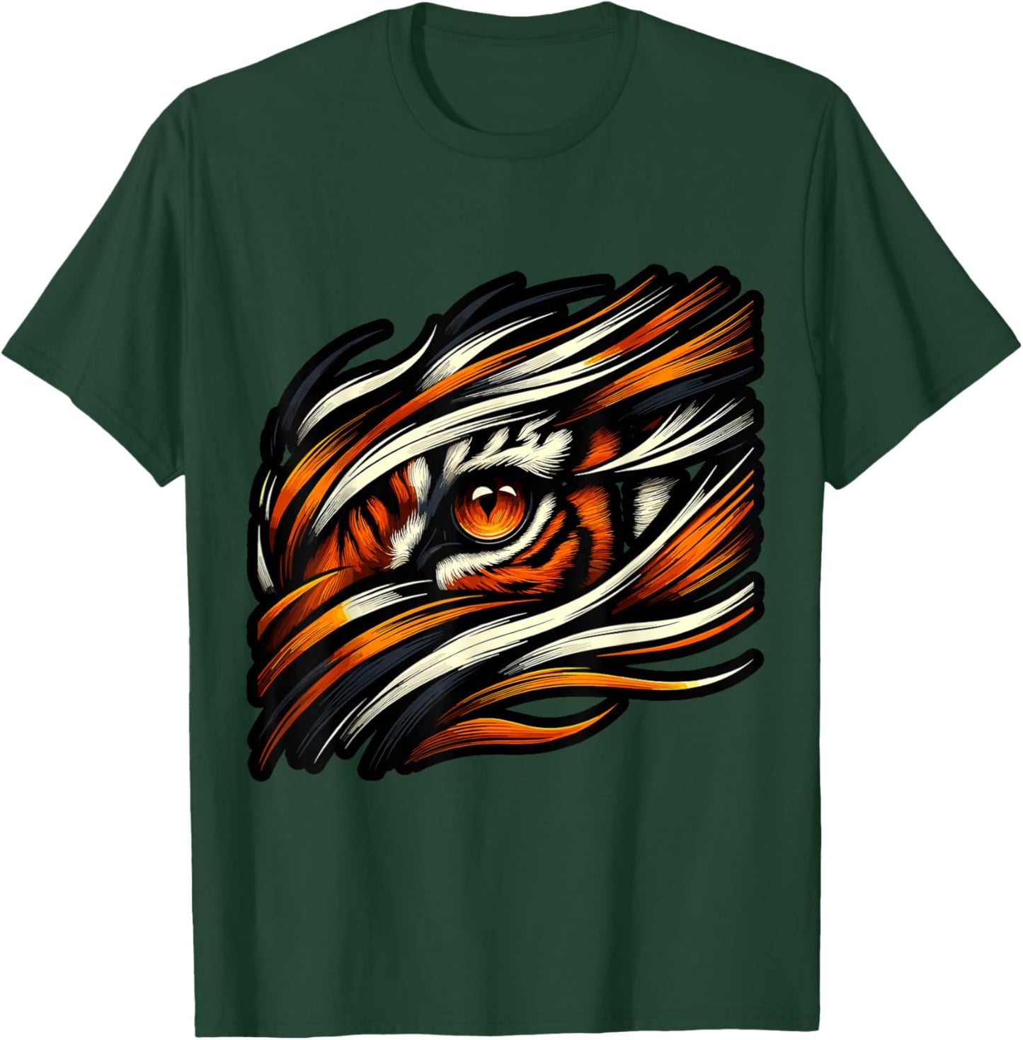 Tiger Eye Zookeeper Animals T-Shirt - T-Shirt | Forest