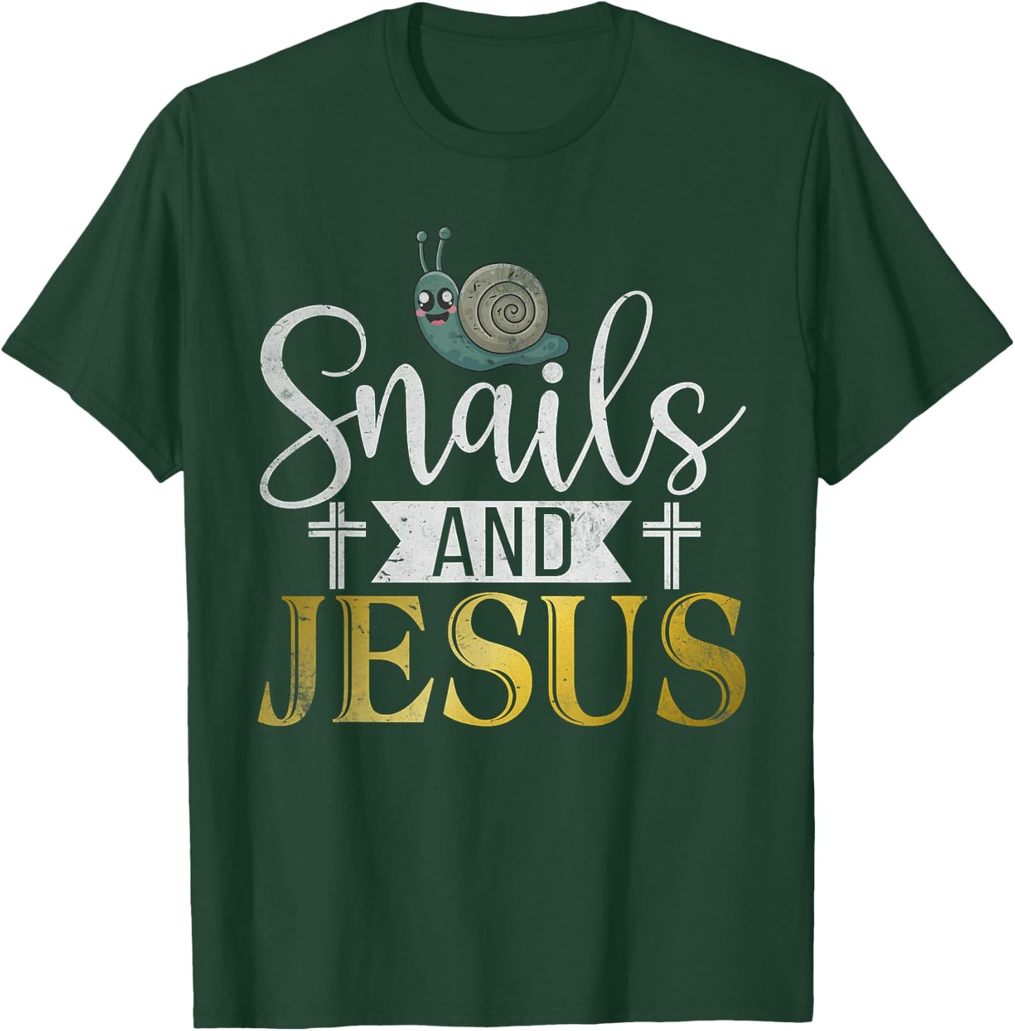 Snails and Jesus Snail T-Shirt - T-Shirt | Forest