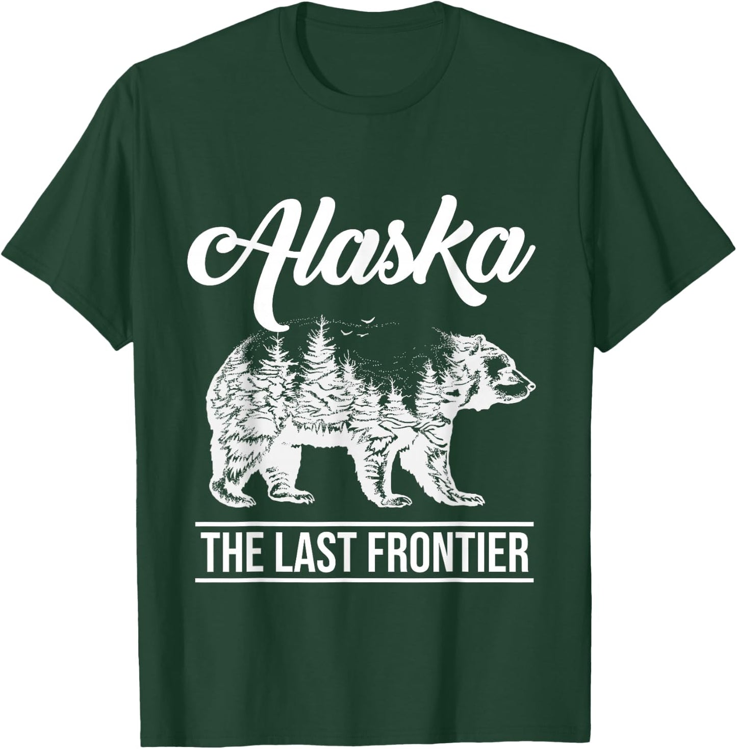 Elk Alaska Last Frontier Alaska Grizzly Bears Mountains T-Shirt - T-Shirt | Forest