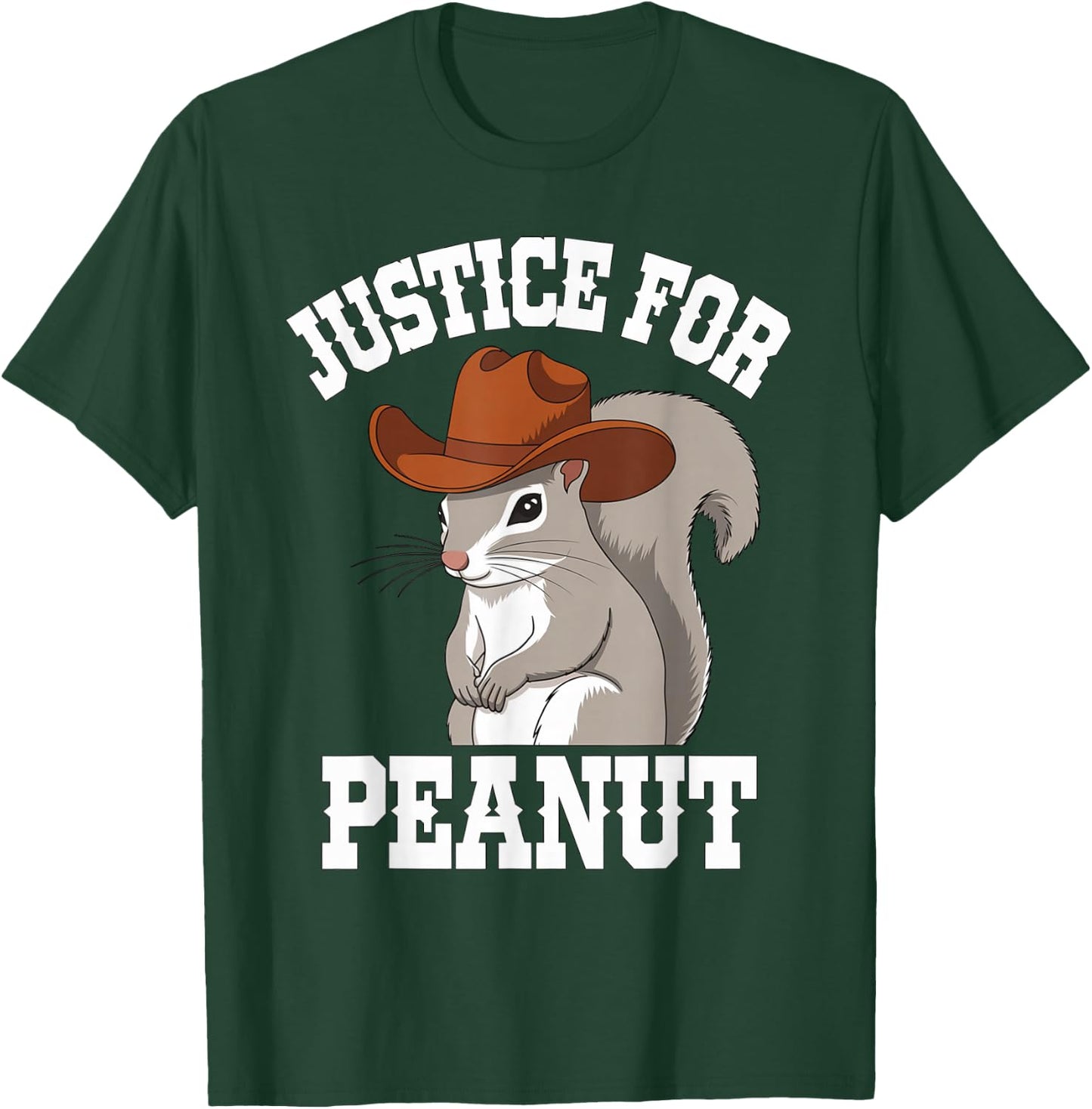 Justice For Peanut the Squirrel 2024 T-Shirt - T-Shirt | Forest