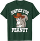 Justice For Peanut the Squirrel 2024 T-Shirt - T-Shirt | Forest