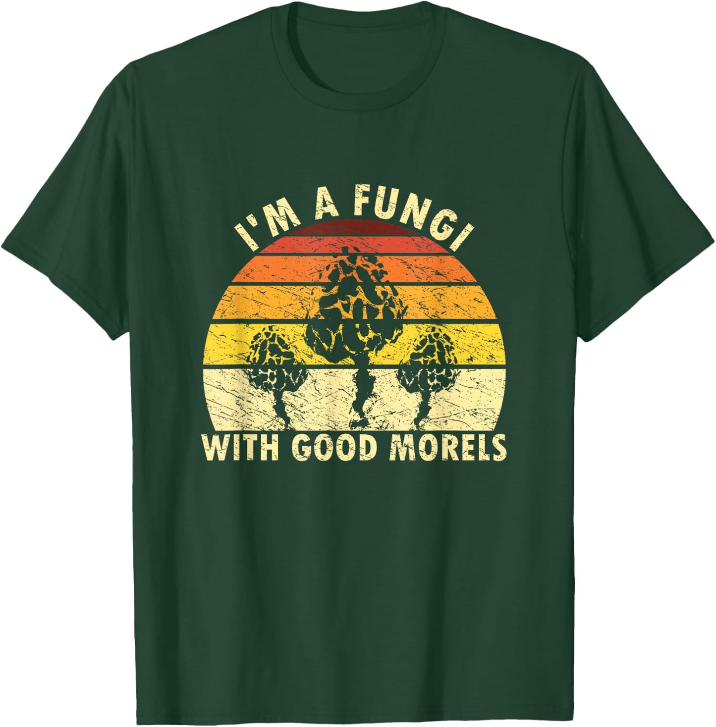 I'm A Fungi Funny Mushroom Foraging Shirt Retro Fungi-Hunter T-Shirt - T-Shirt | Forest