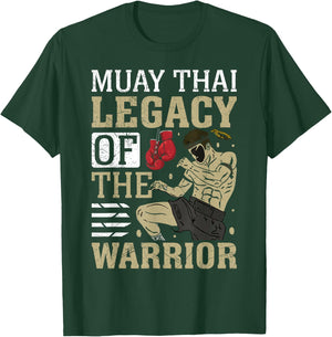 Muay Thai Legacy of the Warrior Muay Thai T-Shirt - T-Shirt | Forest