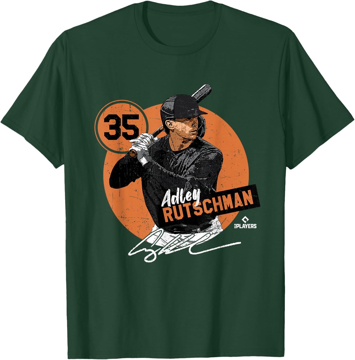 Adley Rutschman | Baltimore | MLB Players | MLBRUTS3002 T-Shirt - T-Shirt | Forest