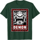 Japanese Demon Harajuku Oni Face Mask T-Shirt - T-Shirt | Forest