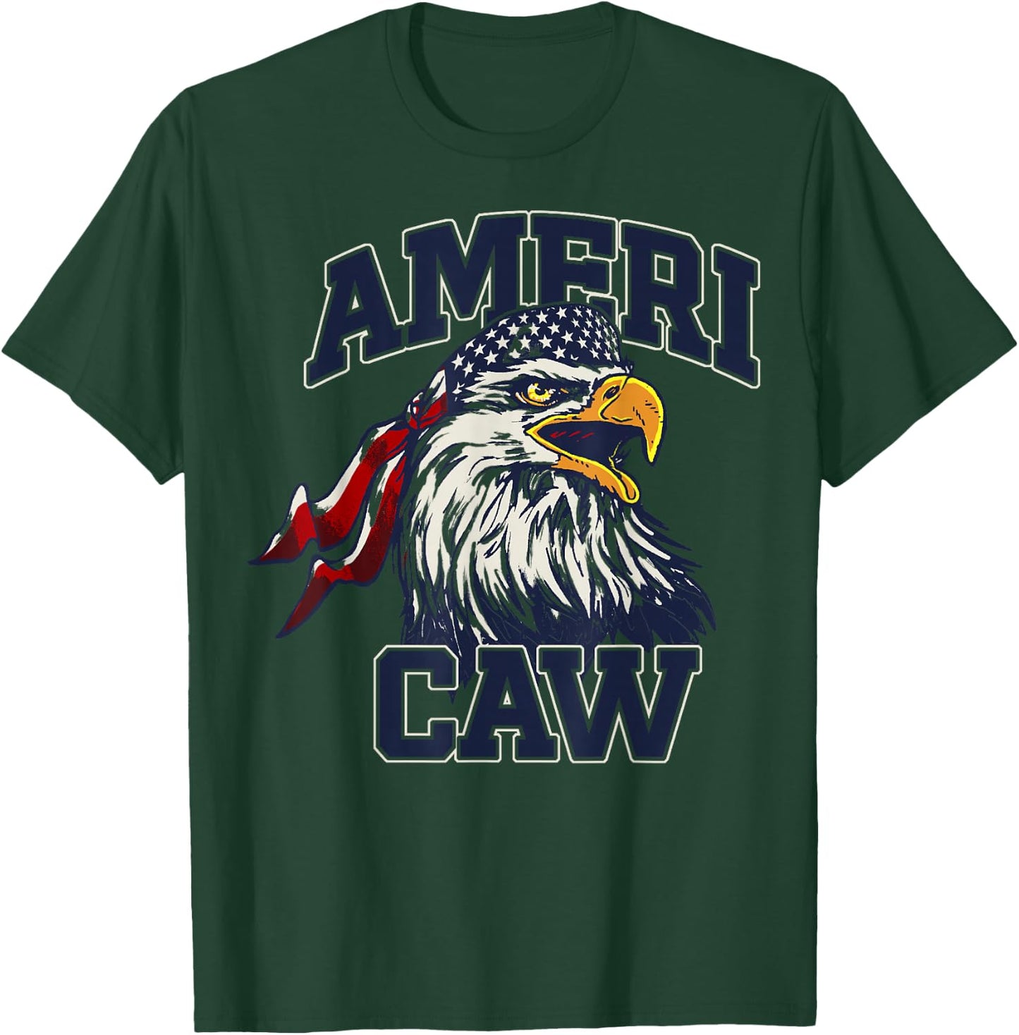 Americaw Bandanna Eagle T-Shirt - T-Shirt | Forest