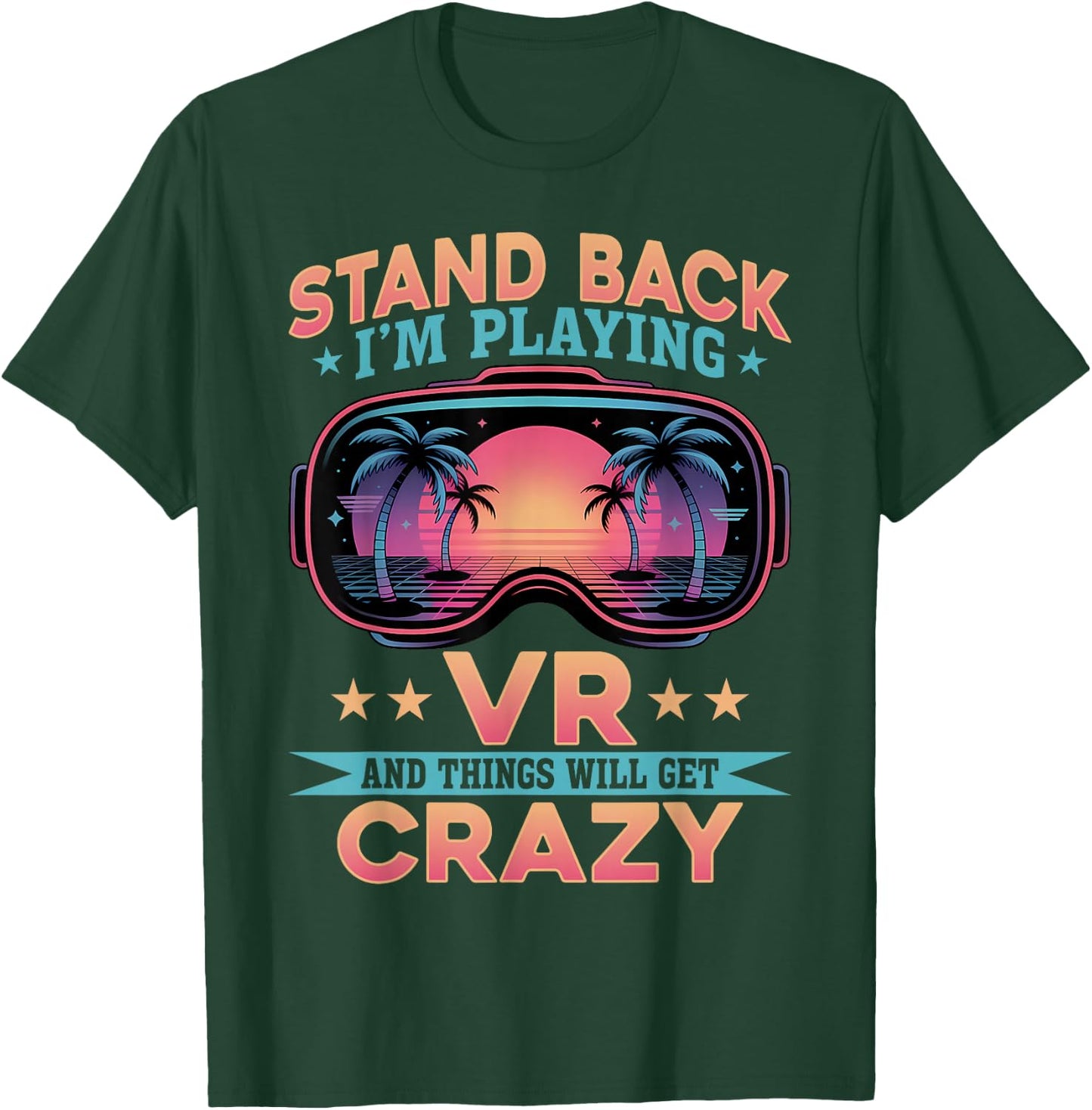 Gaming Funny VR Gamer T-Shirt - T-Shirt | Forest