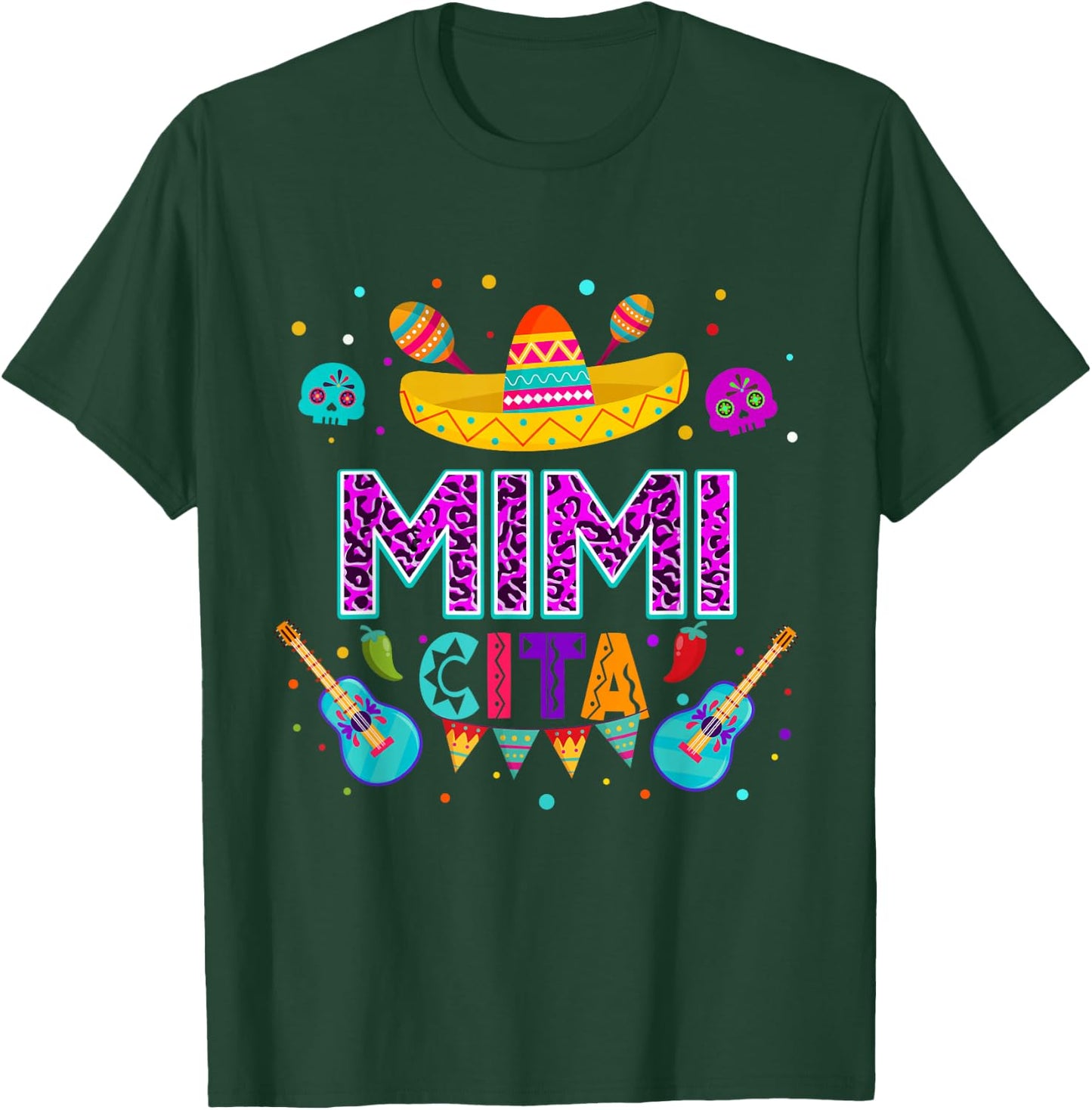 Funny Cinco De Mayo Mimicita Festival Leopard Lover T-Shirt - T-Shirt | Forest