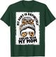 My Aunt Is Definitely Cooler Than My Mom Funny Auntie Nephew T-Shirt - T-Shirt | Forest