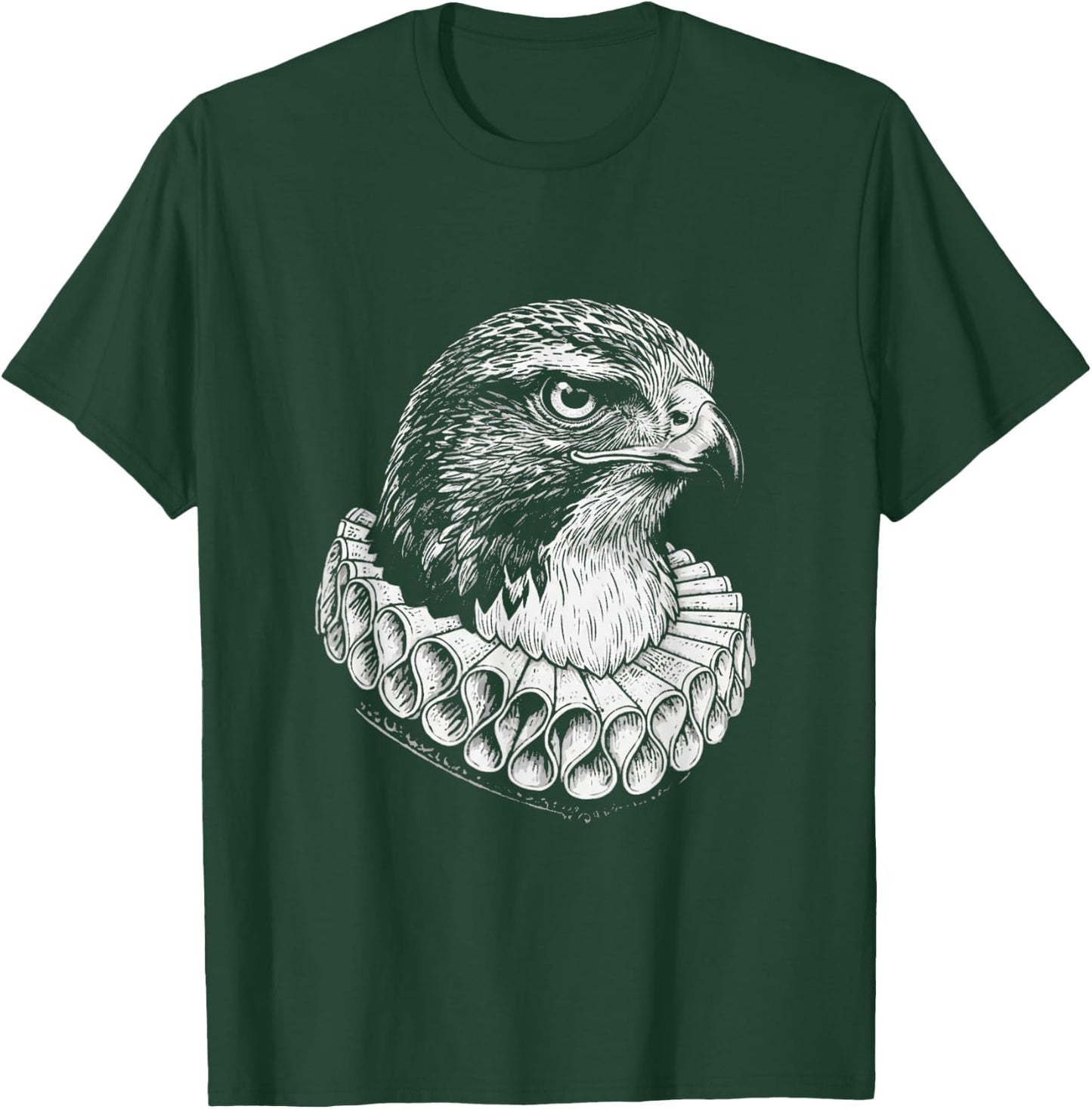 Habicht Renaissance Portrait Vintage Edle Habicht Kunst T-Shirt - T-Shirt | Forest