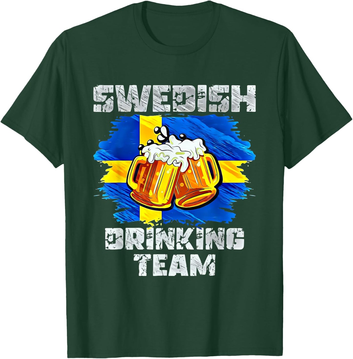 Swedish Drinking Team T-Shirt - T-Shirt | Forest