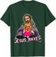 Jesus Raves Christmas EDM Music X-Mas Party Christian DJ T-Shirt - T-Shirt | Forest