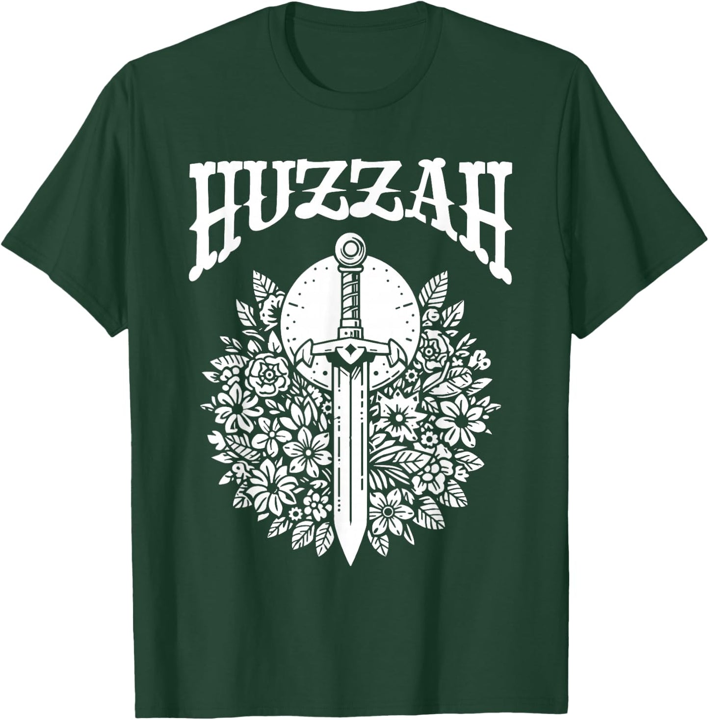 Ren Faire Huzzah Middle Medieval Festival Renaissance Fair T-Shirt - T-Shirt | Forest