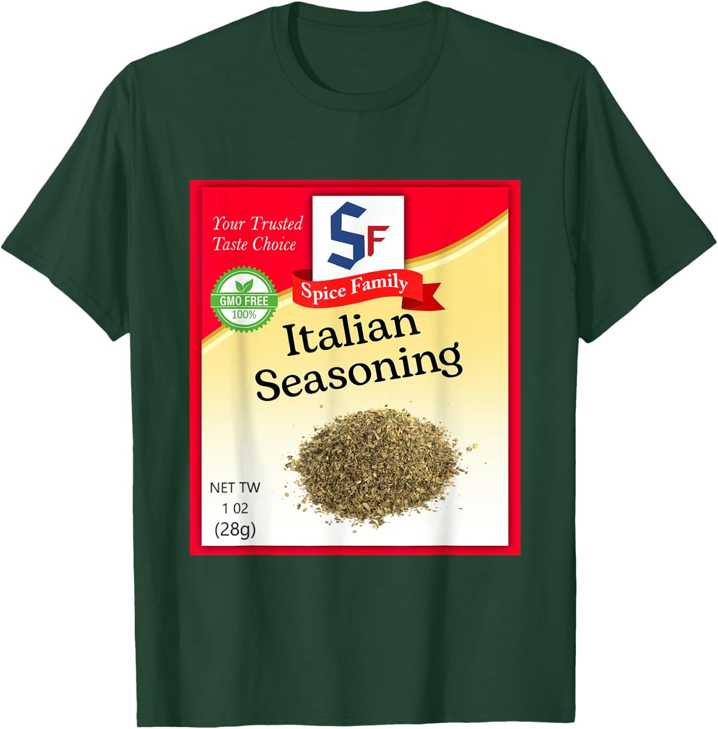 Italian Seasoning Condiment Holiday Spice Group Costumes T-Shirt - T-Shirt | Forest