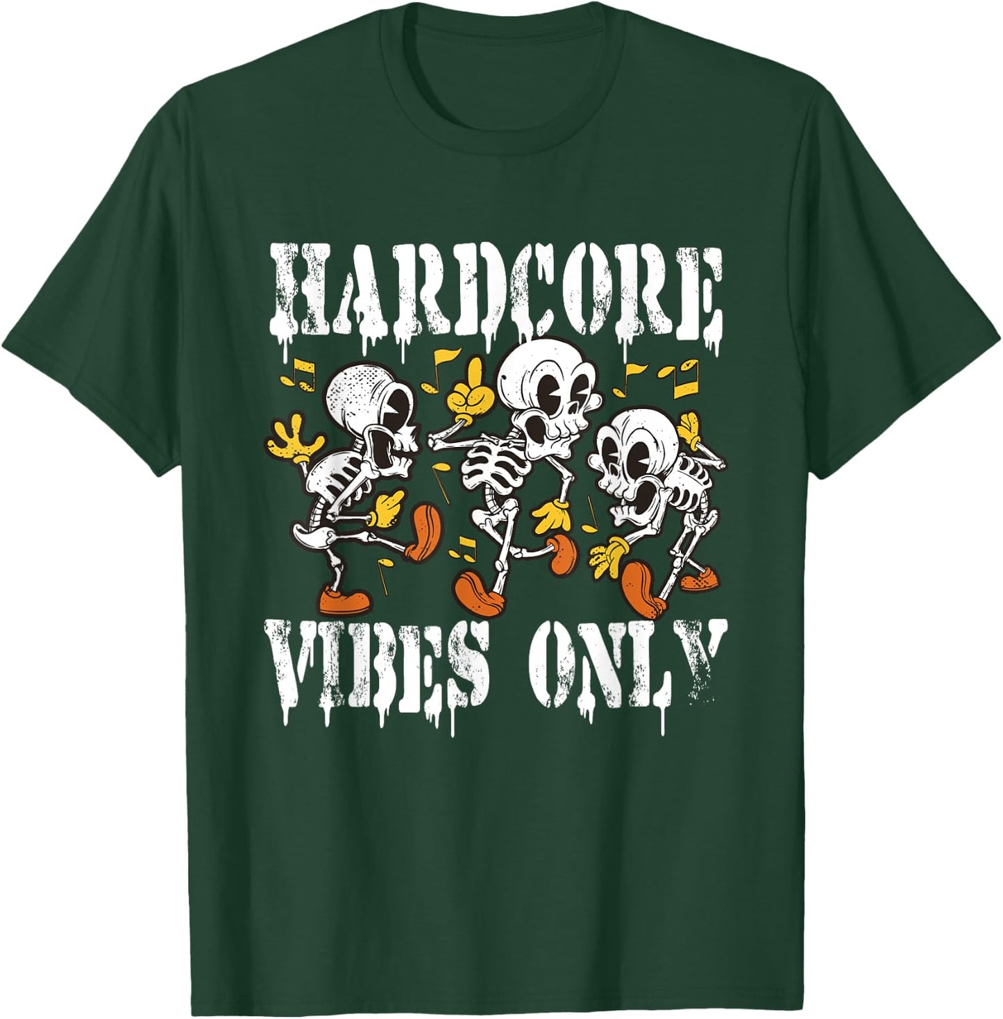 Hardcore Merch Rave Outfit Techno - Speedcore, Gabber , Black, S T-Shirt - T-Shirt | Forest