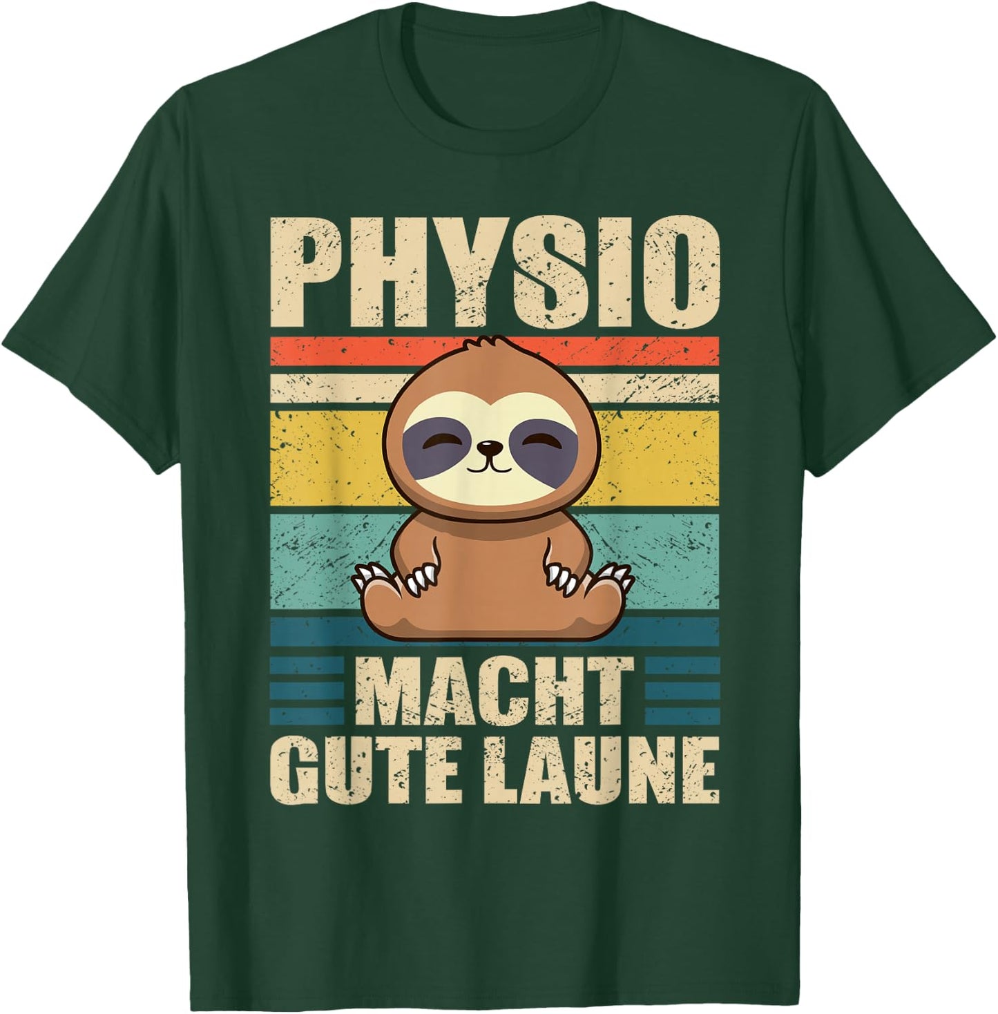 Physiotherapie Geschenke Physio Faultier & Physiotherapeut für Physiotherapeuten, -Erwachsene, Schwarz, S T-Shirt - T-Shirt | Forest