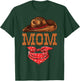 Mom Western Birthday Cowboy Cowgirl Family Matching T-Shirt - T-Shirt | Forest