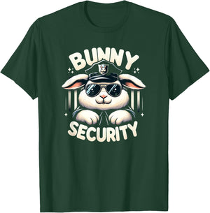 Easter Bunny Security Guard Cute & Funny Egg Hunt T-Shirt - T-Shirt | Forest