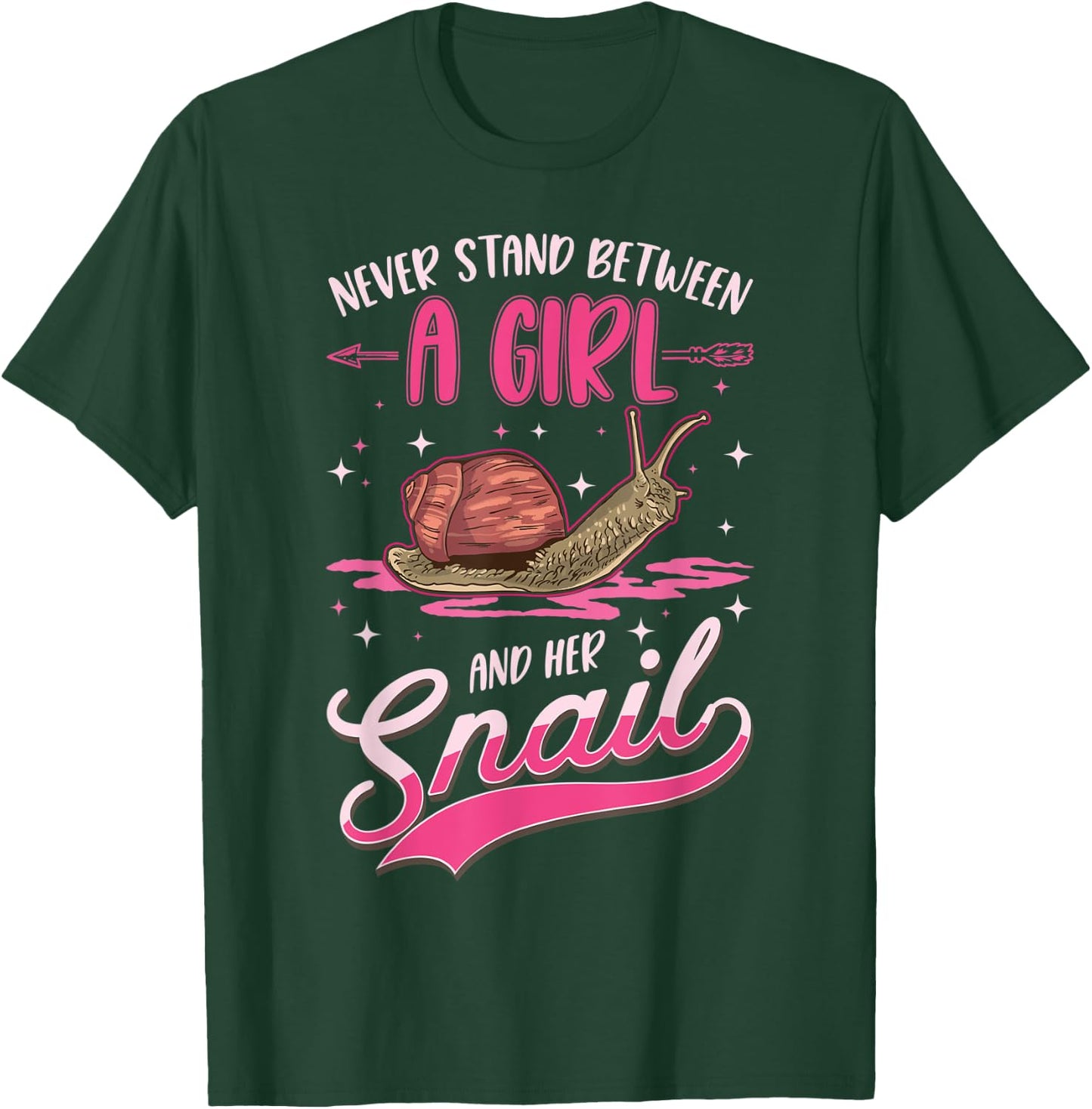 Snail Girl Roman Snail T-Shirt - T-Shirt | Forest