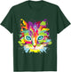Cat Face Multi-Colored Art Shirt T-Shirt - T-Shirt | Forest