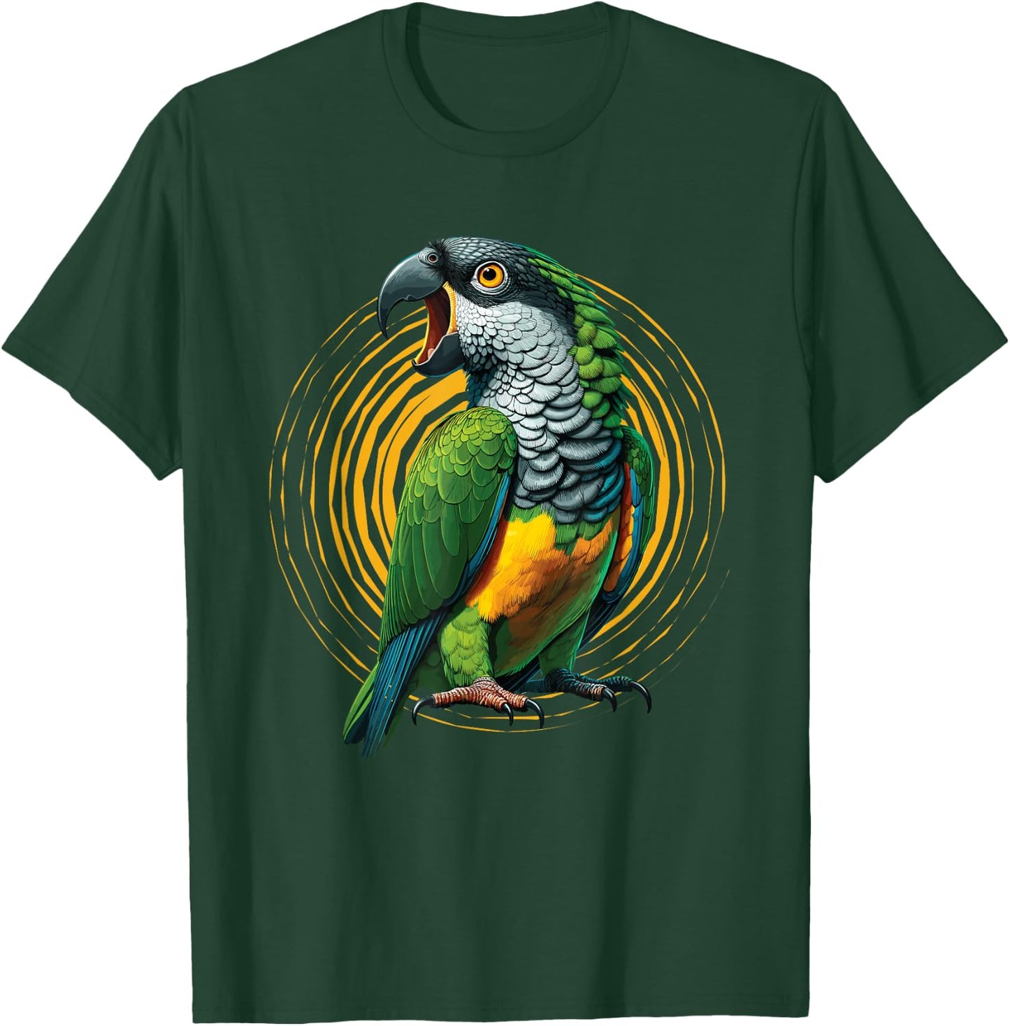Senegal Parrot Chirping, Senegal Parrot T-Shirt - T-Shirt | Forest