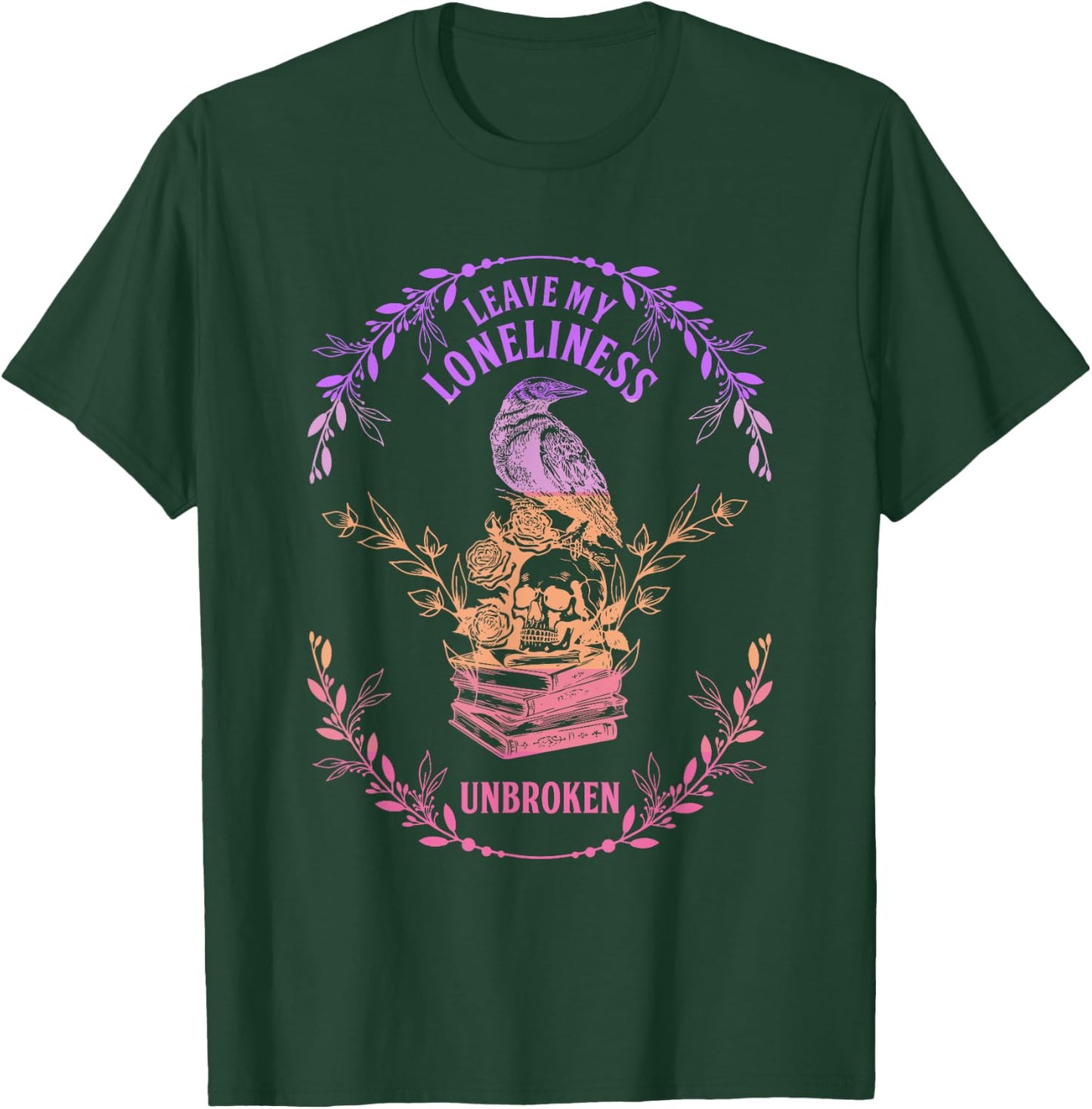 Leave My Loneliness Unbroken Existentialism Philosophy Bird T-Shirt - T-Shirt | Forest