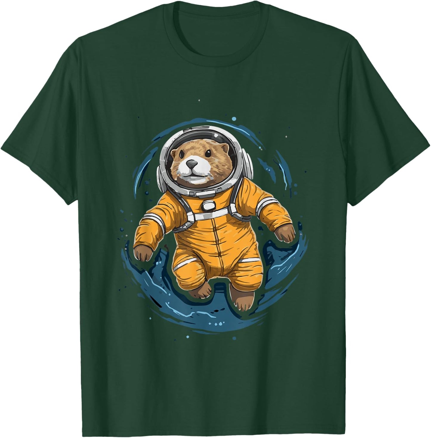 Otter Astronaut Sea otter T-Shirt - T-Shirt | Forest