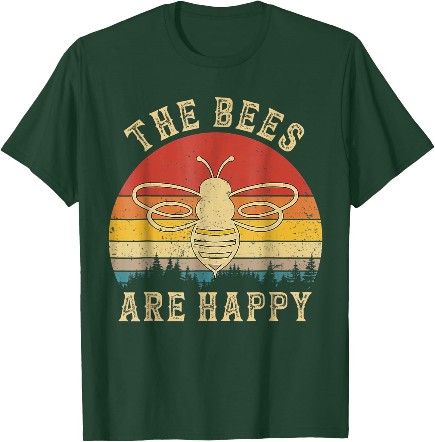 The Bees Are Happy-Valheim Viking Meme T-Shirt - T-Shirt | Forest
