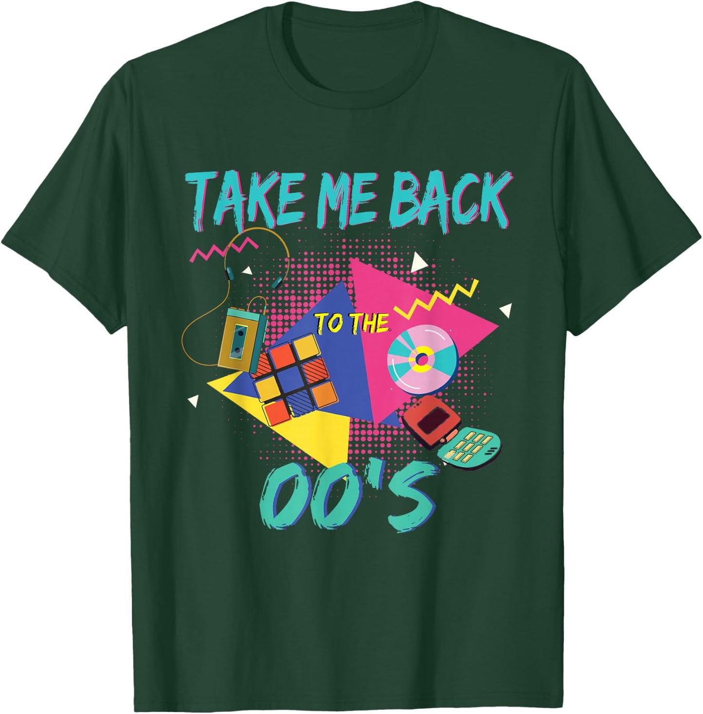 Take me back to the 2000's vintage two-thousands retro 00s T-Shirt - T-Shirt | Forest