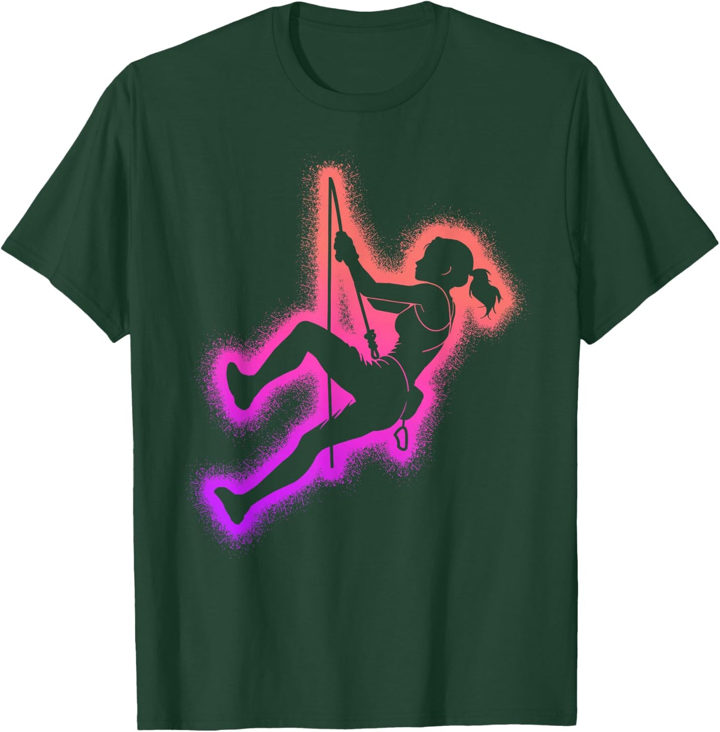 Bouldern Kletterer Bergsteigen Frauen Mädchen Klettern T-Shirt - T-Shirt | Forest