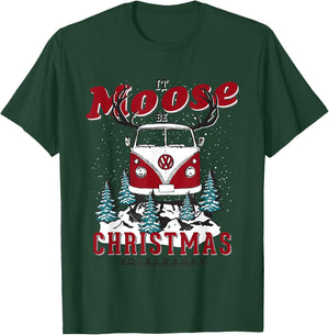 Volkswagen It Moose Be Christmas T-Shirt - T-Shirt | Forest
