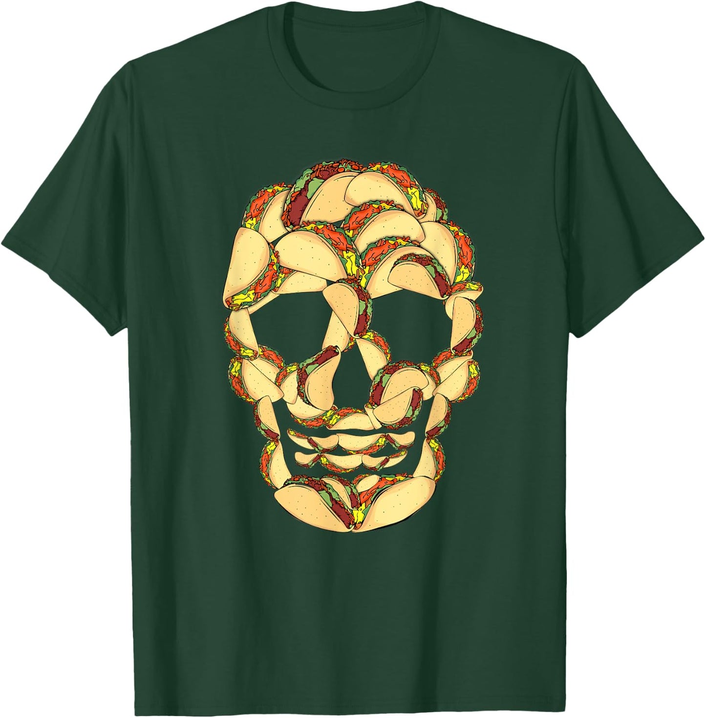 Taco Lover Men Cinco De Mayo Mexican Food Tacos T-Shirt - T-Shirt | Forest