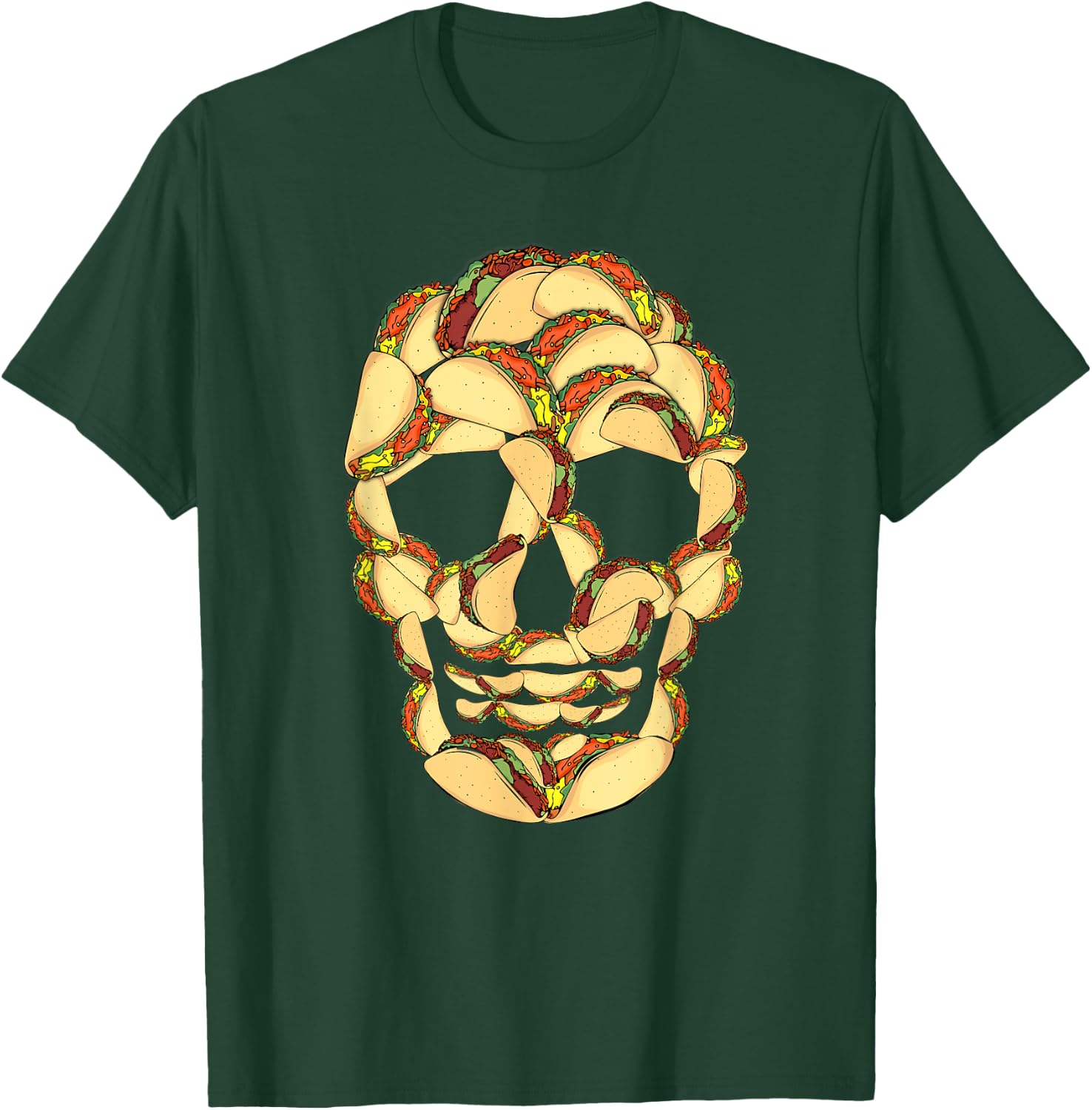 Taco Lover Men Cinco De Mayo Mexican Food Tacos T-Shirt - T-Shirt | Forest