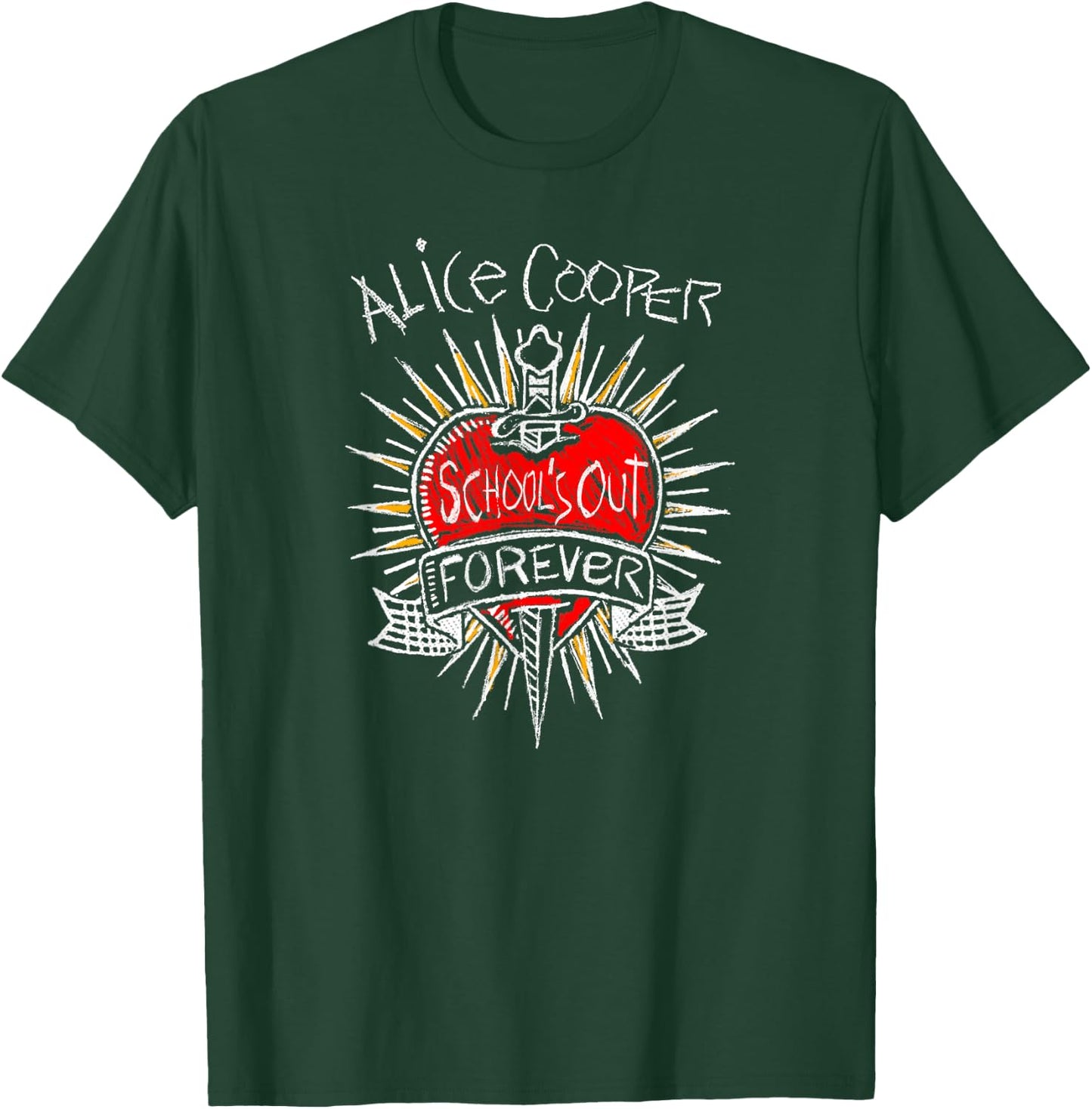 Alice Cooper Vintage School's Out Forever T-Shirt - T-Shirt | Forest